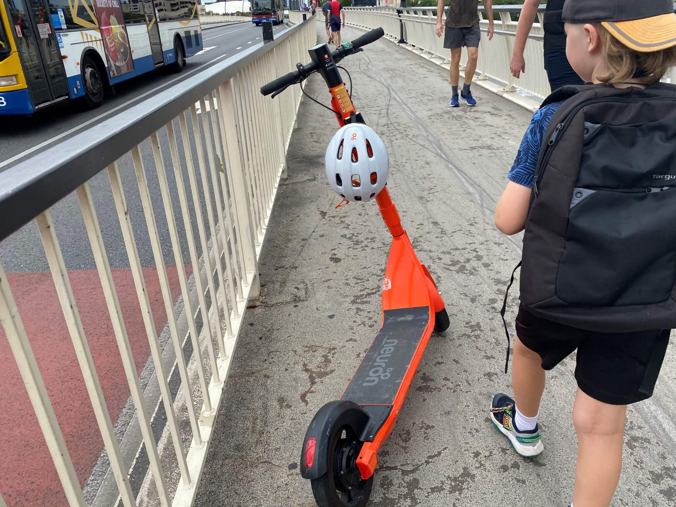 Scooter on path 3